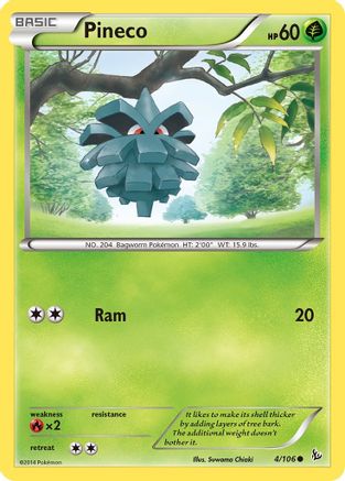 Pineco (4/106) [XY: Flashfire] - Trinity Hobby
