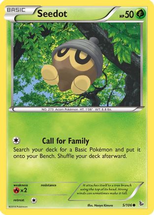 Seedot (5/106) [XY: Flashfire] - Trinity Hobby