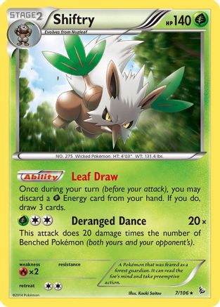 Shiftry (7/106) [XY: Flashfire] - Trinity Hobby