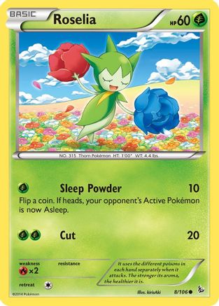 Roselia (8/106) [XY: Flashfire] - Trinity Hobby