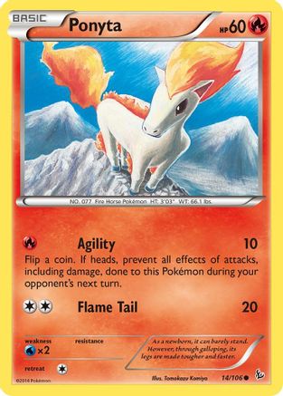 Ponyta (14/106) [XY: Flashfire] - Trinity Hobby