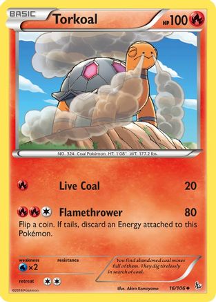 Torkoal (16/106) [XY: Flashfire] - Trinity Hobby