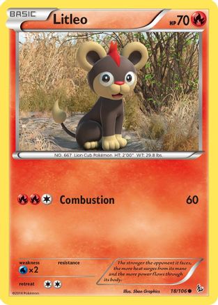 Litleo (18/106) [XY: Flashfire] - Trinity Hobby