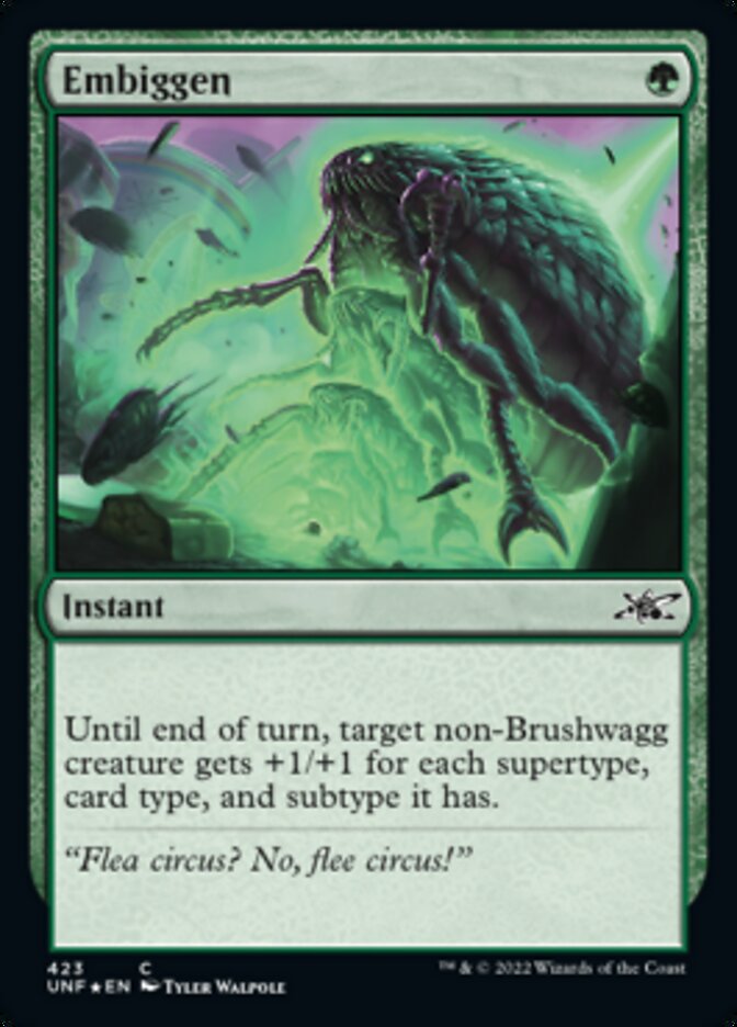 Embiggen (Galaxy Foil) [Unfinity] - Trinity Hobby