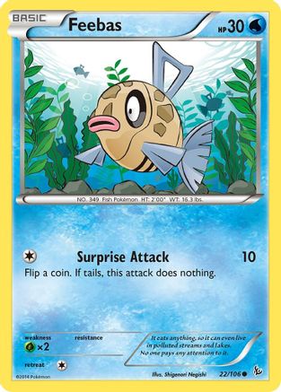 Feebas (22/106) [XY: Flashfire] - Trinity Hobby