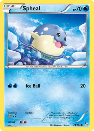Spheal (24/106) [XY: Flashfire] - Trinity Hobby