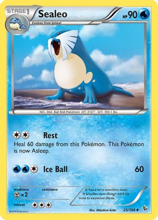 Sealeo (25/106) [XY: Flashfire] - Trinity Hobby