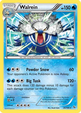 Walrein (26/106) [XY: Flashfire] - Trinity Hobby
