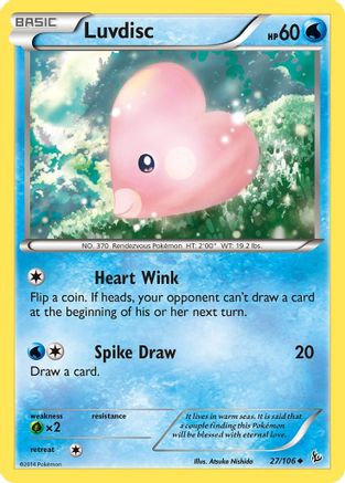 Luvdisc (27/106) [XY: Flashfire] - Trinity Hobby