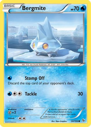 Bergmite (30/106) [XY: Flashfire] - Trinity Hobby