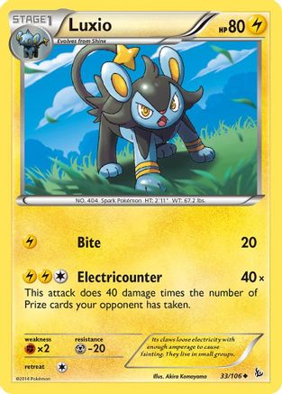 Luxio (33/106) [XY: Flashfire] - Trinity Hobby