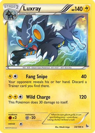 Luxray (34/106) [XY: Flashfire] - Trinity Hobby