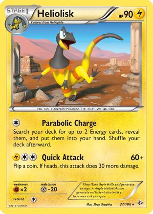 Heliolisk (37/106) [XY: Flashfire] - Trinity Hobby