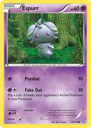 Espurr (42/106) [XY: Flashfire] - Trinity Hobby