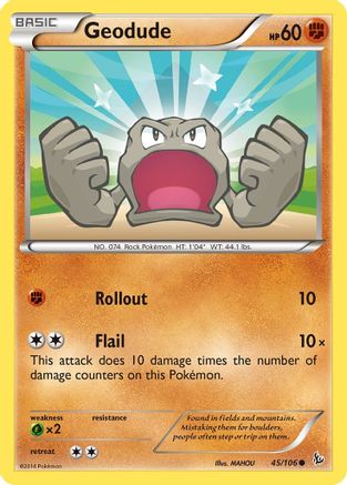 Geodude (45/106) [XY: Flashfire] - Trinity Hobby
