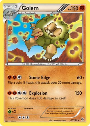 Golem (47/106) [XY: Flashfire] - Trinity Hobby