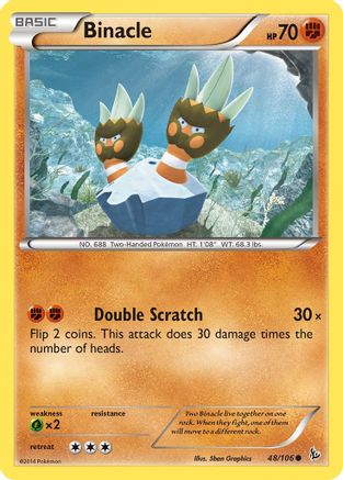 Binacle (48/106) [XY: Flashfire] - Trinity Hobby