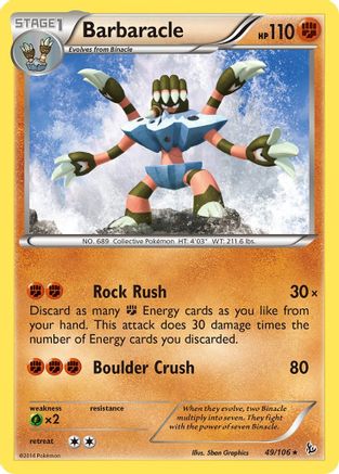 Barbaracle (49/106) [XY: Flashfire] - Trinity Hobby
