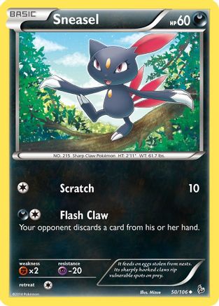 Sneasel (50/106) [XY: Flashfire] - Trinity Hobby