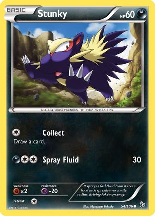 Stunky (54/106) [XY: Flashfire] - Trinity Hobby