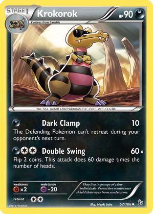 Krokorok (57/106) [XY: Flashfire] - Trinity Hobby