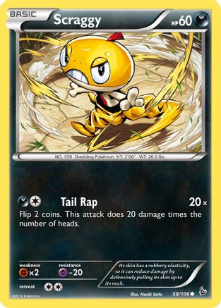 Scraggy (58/106) [XY: Flashfire] - Trinity Hobby