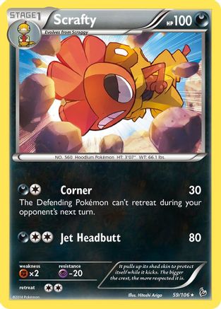 Scrafty (59/106) [XY: Flashfire] - Trinity Hobby
