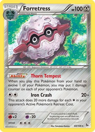 Forretress (60/106) [XY: Flashfire] - Trinity Hobby