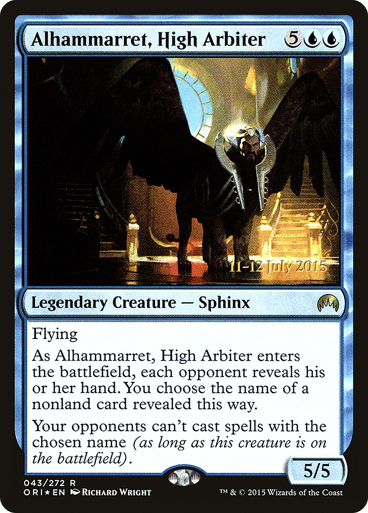 Alhammarret, High Arbiter [Magic Origins Prerelease Promos] - Trinity Hobby