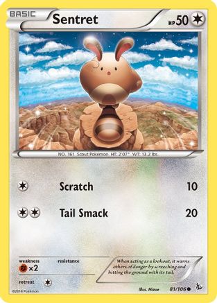Sentret (81/106) [XY: Flashfire] - Trinity Hobby