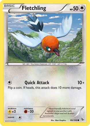 Fletchling (86/106) [XY: Flashfire] - Trinity Hobby