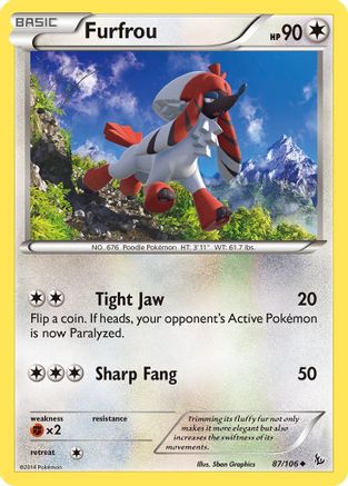 Furfrou (87/106) [XY: Flashfire] - Trinity Hobby