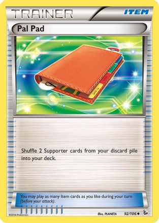 Pal Pad (92/106) [XY: Flashfire] - Trinity Hobby