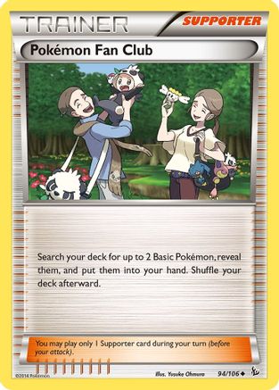 Pokemon Fan Club (94/106) [XY: Flashfire] - Trinity Hobby