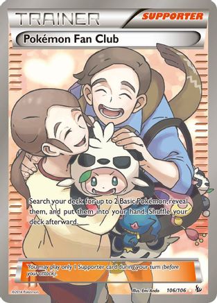 Pokemon Fan Club (106/106) [XY: Flashfire] - Trinity Hobby