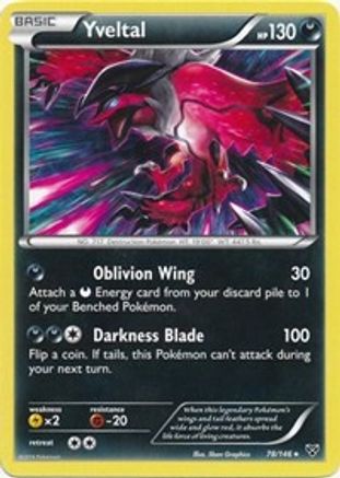 Yveltal (78/146) (Theme Deck Exclusive) [XY: Base Set] - Trinity Hobby