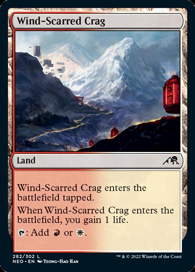 Wind-Scarred Crag [Kamigawa: Neon Dynasty] - Trinity Hobby