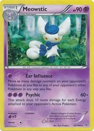 Meowstic (43/106) (Theme Deck Exclusive) [XY: Flashfire] - Trinity Hobby
