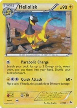 Heliolisk (37/106) (Theme Deck Exclusive) [XY: Flashfire] - Trinity Hobby