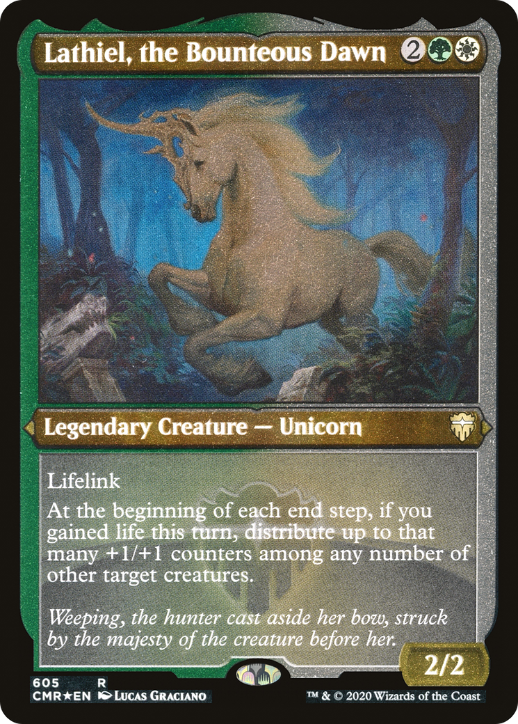 Lathiel, the Bounteous Dawn (CMR-605) - [Commander Legends] Foil - Trinity Hobby