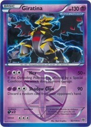 Giratina (62/135) (Theme Deck Exclusive) [Black & White: Plasma Storm] - Trinity Hobby