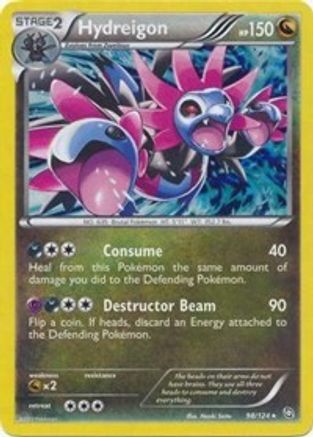Hydreigon (98/124) (Cracked Ice Holo) (Theme Deck Exclusive) [Black & White: Dragons Exalted] - Trinity Hobby