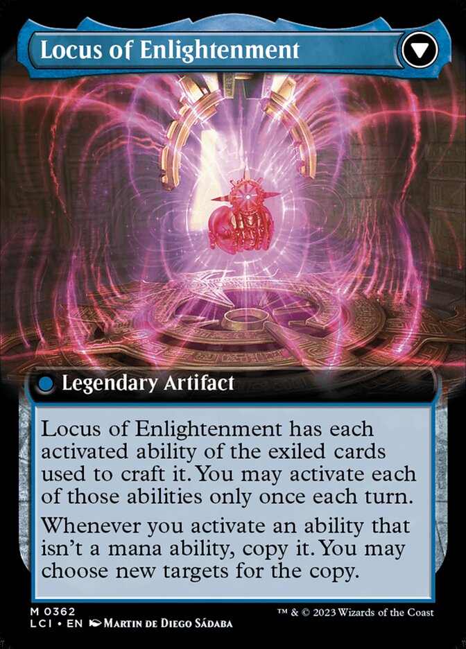 The Enigma Jewel // Locus of Enlightenment (Extended Art) [The Lost Caverns of Ixalan] - Trinity Hobby