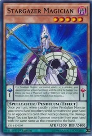 Stargazer Magician [YS14-EN009] Super Rare - Trinity Hobby