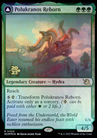 Polukranos Reborn // Polukranos, Engine of Ruin [March of the Machine Prerelease Promos] - Trinity Hobby