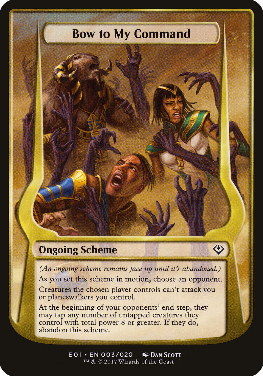 Bow to My Command (Schemes) [Archenemy: Nicol Bolas Schemes] - Trinity Hobby