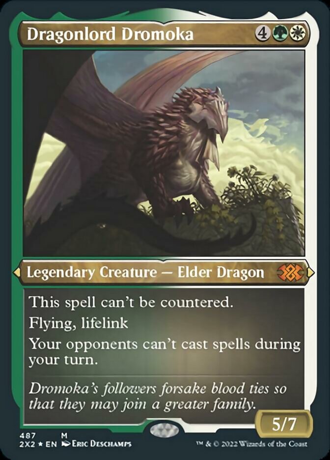 Dragonlord Dromoka (Foil Etched) [Double Masters 2022] - Trinity Hobby