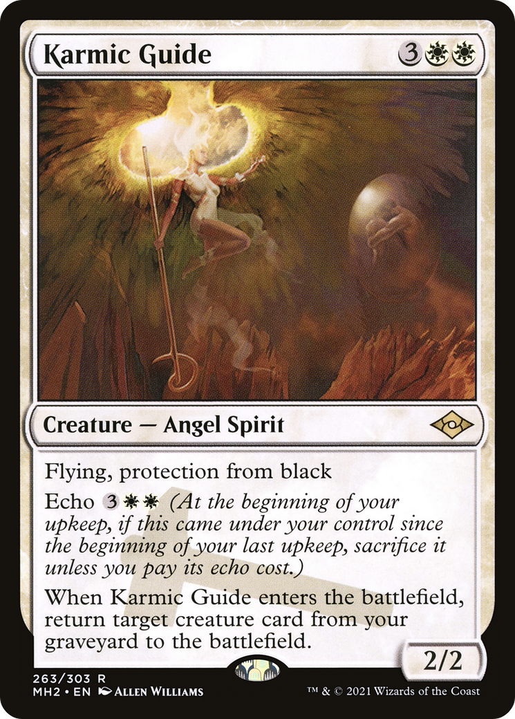 Karmic Guide [Etched Foil]  (MH2-263) - [Modern Horizons 2] - Trinity Hobby