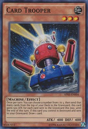 Card Trooper [AP05-EN004] Super Rare - Trinity Hobby