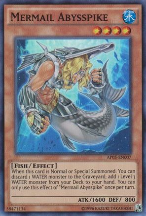 Mermail Abysspike [AP05-EN007] Super Rare - Trinity Hobby